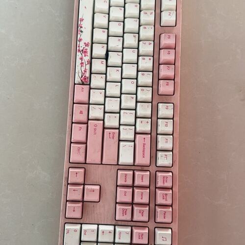VARMILO VED108键盘 实物如图 正常使用 缺几个--议价商品