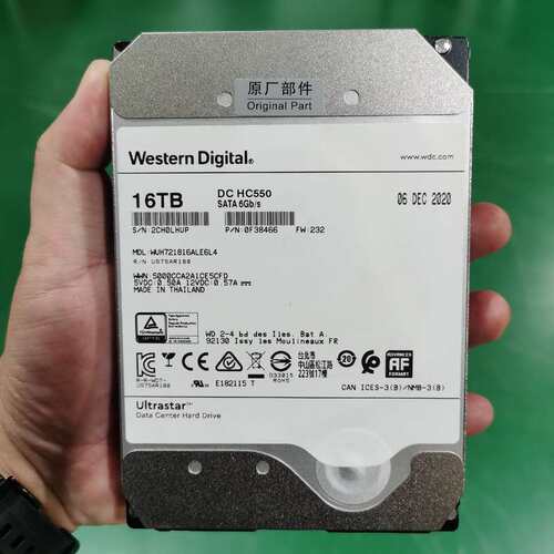 西数WD 16T SATA WUH721816ALE6L4--议价商品