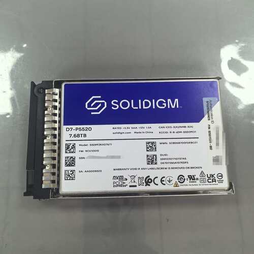 全新盒包英特尔/intel P5520 7.68T SSD--议价商品