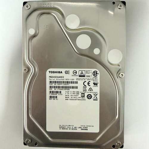 全新 东芝 MG04SCA40EE 4T SAS 3.5寸服--议价商品