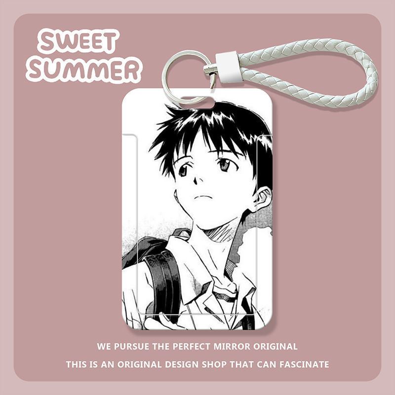 eva卡套饭卡公交卡地贴明日香动漫周边初号机校园卡学生证件工牌