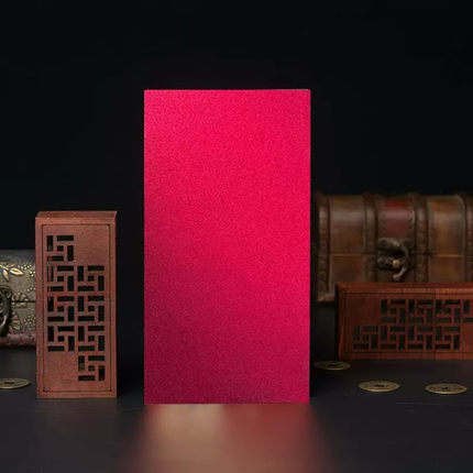 无字通用红包软纸镭射酒红磨砂红包利是封婚庆红包奖金收礼金红包