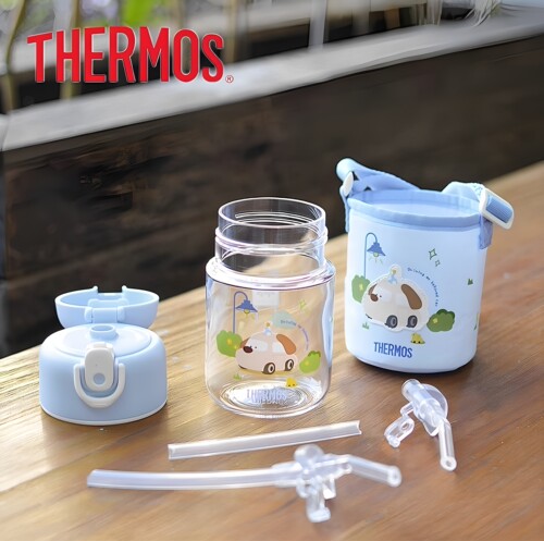 THERMOS膳魔师宝宝儿童吸管杯BBST-430-580杯盖吸管密封圈配件