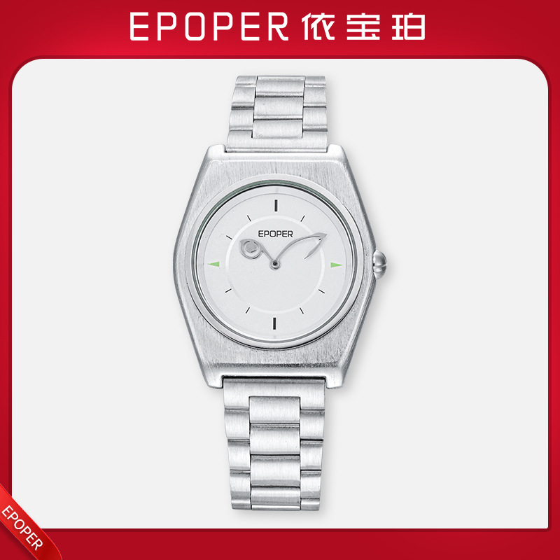 冬季新款极简表盘个性手表时尚轻奢校园学生小众女士防水石英表