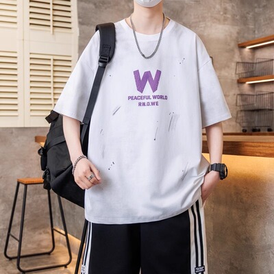 不起球不褪色短袖T恤上衣服