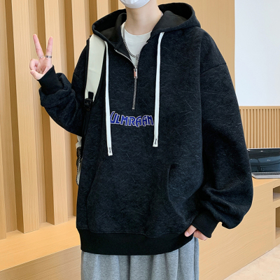 不起球不褪色长袖连帽卫衣