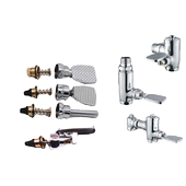 手按塔形阀芯止水垫推杆 脚踩 阀芯配件加大塔型 冲洗阀阀芯 卧式