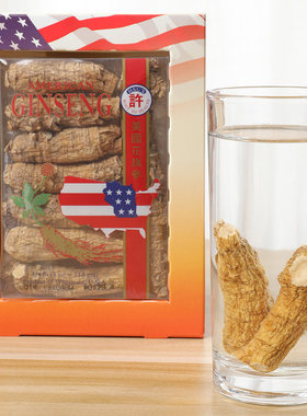 许氏 129 -4(1/4LB) 短枝巨大花旗参美国西洋参113克礼盒装109-4