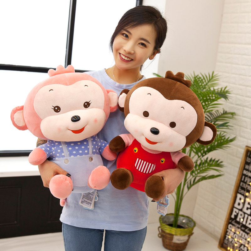 萌宝猴公仔小猴子毛绒玩具布娃娃大号抱枕可爱少女心玩偶生日礼物