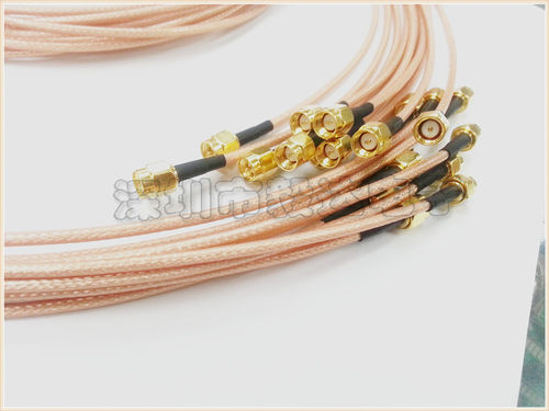 延长线sma公对公内针双屏蔽线缆