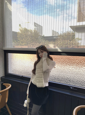 BOOMLIMIT 冬日半永久 丝绒半裙+波点连裤袜 简约百搭显瘦半身裙