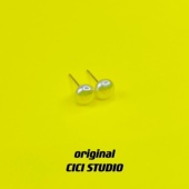 CICI人鱼姬炫彩珍珠变幻多彩气质百搭通勤镀金S925银针耳钉耳饰