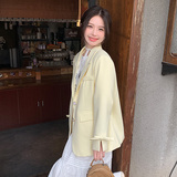 2025春秋时尚袖口蝴蝶结宽松西装B127A-6718-P135K208，女装西装，浙宝127A