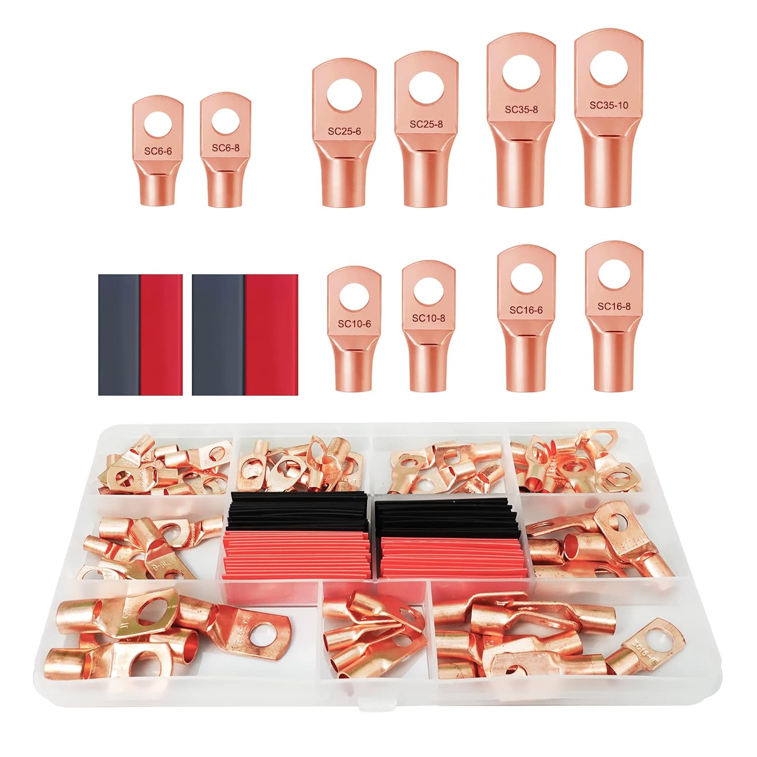 铜线接线片环形窥口端子连接器