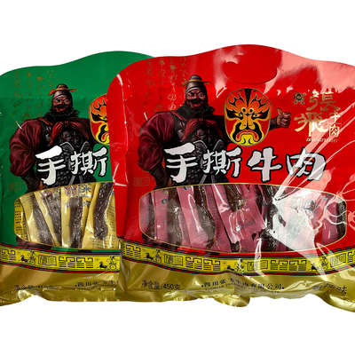 张飞手撕牛肉干休闲零食四川特产