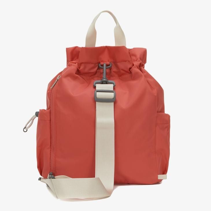 nya酱韩国潮牌户外白标多用途单肩手提大容量抽绳水桶包男女ins