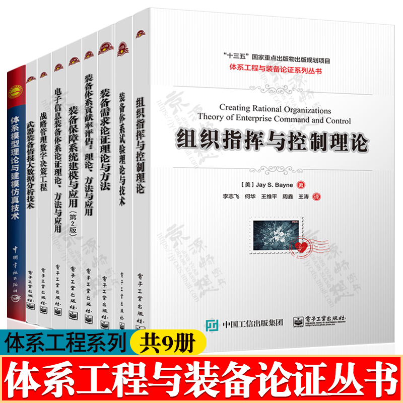 体系工程与装备论证丛书组织指挥与控制理论装备需求论证理论与方法保障系统建模战略管理数字决策工程体系模型理论与建模仿真技术