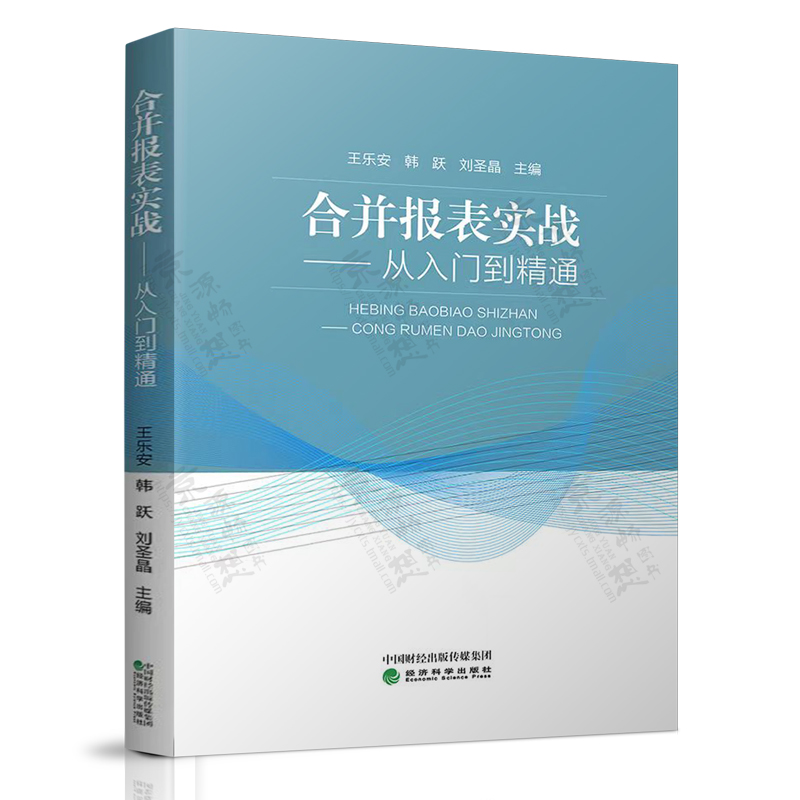 合并报表实战从入门到精通 王乐安 经济科学出版社 财务报表合并实务案例 企业会计准则 合并财务报表从入门到精通教材书籍