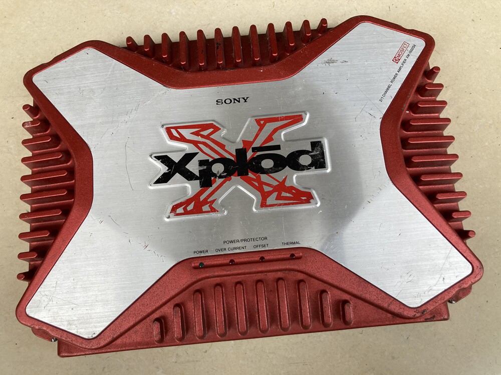 索尼汽车功放 2路汽车音响功率放大器进口拆车功放 SONY