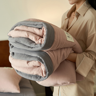 小义優品A类全棉双层提花大豆被子夏被芯棉被夏凉被空调被四件套