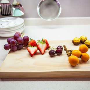 银杏菜板实木整木加厚长方形砧板刀板案板防霉防裂白果树切菜板