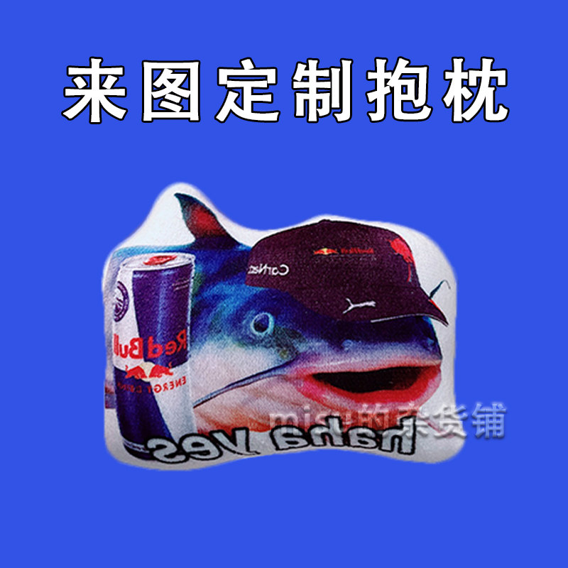 维斯塔潘鲶鱼表情包公仔潘子抽象玩偶周边恶搞人偶来图定制抱枕