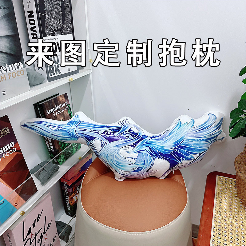 J天鹅枪抽象游戏周边玩偶AUG整活公仔来图定制毛绒玩偶抱枕礼物图片