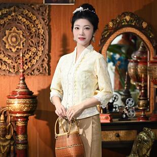 新款 纳隋金金少数民族傣族休闲气质女装 云南西双版