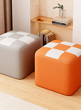 小凳子家用矮凳板凳客厅坐凳方凳门口换鞋凳沙发凳坐墩搁脚凳结实