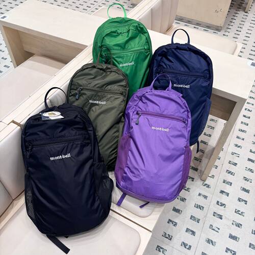 日系montbel轻便10L双肩包男女同款学生书包户外运动登山徒步背包