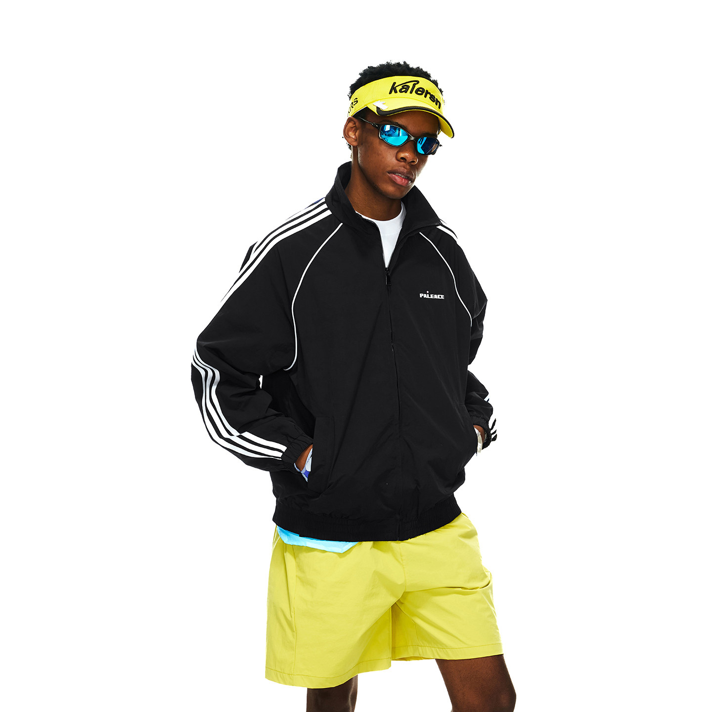 ARTANNIE美式条纹立领夹克男春秋季新款休闲户外运动上衣男生外套