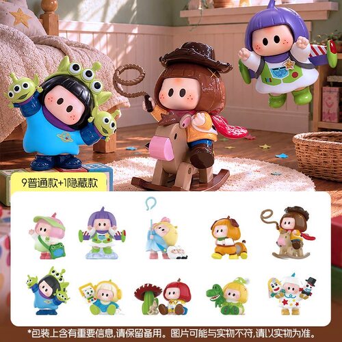 正版名创优品玩具总动员联名盲盒