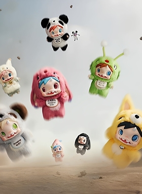 POPMART泡泡玛特POLAR-MonsterBaby宝拉怪物收藏系列毛绒挂件盲盒