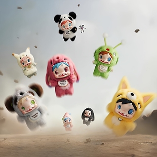 POPMART泡泡玛特POLAR MonsterBaby宝拉怪物收藏系列毛绒挂件盲盒