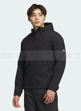 Adidas阿迪达斯 V S SHELL JKT 男女运动休闲连帽夹克外套 JM9104