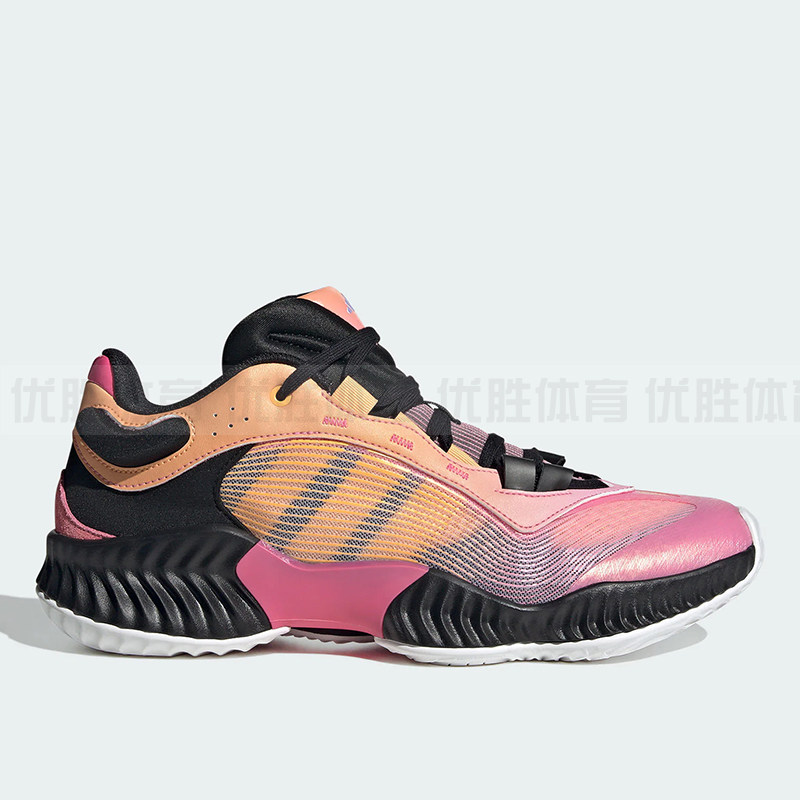 阿迪达斯PRO VENTILATE LOW耐磨缓震实战篮球鞋 JH5840 JH5838