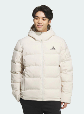 阿迪达斯V HELIONIC J UG保暖运动休闲600蓬鸭绒连帽羽绒服KF4398