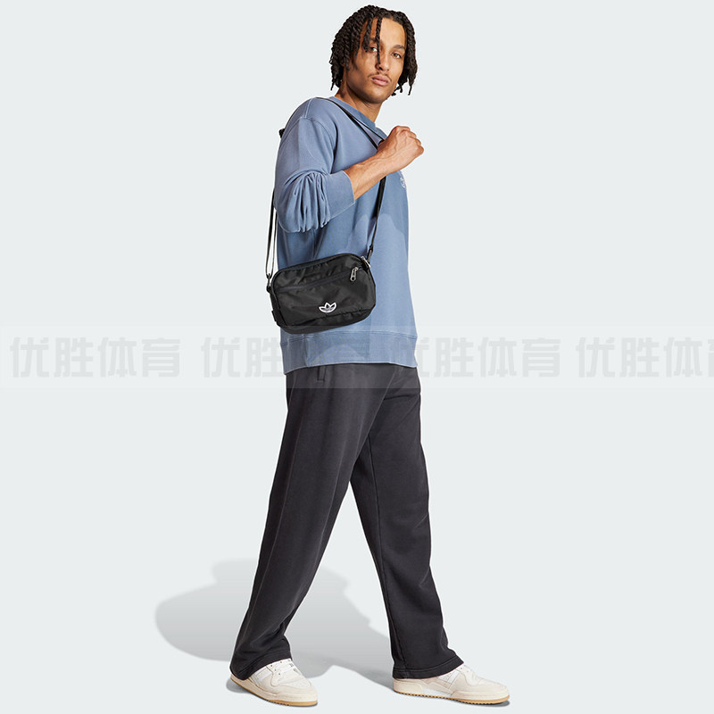 阿迪达斯 OUTL TREF CREW毛圈布运动宽松圆领套头衫IR7999 IU2350