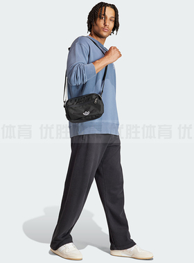 阿迪达斯 OUTL TREF CREW毛圈布运动宽松圆领套头衫IR7999 IU2350