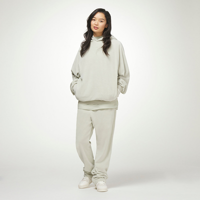 Adidas阿迪达斯三叶草男女春秋运动休闲卫衣舒适连帽套头衫IA3455