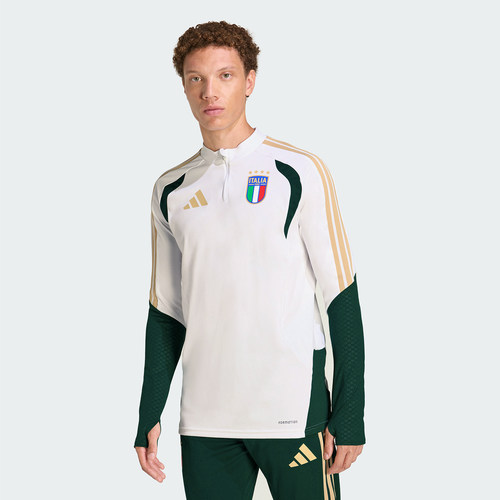 阿迪达斯ITALY 26 TIRO TOP意大利队足球长袖训练服 JZ9380