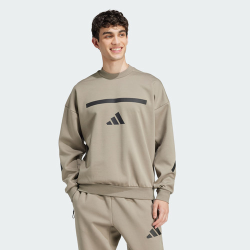阿迪达斯ZNE SWEATSHIRT轻薄保暖宽松卫衣套头衫JE3076 JD6443