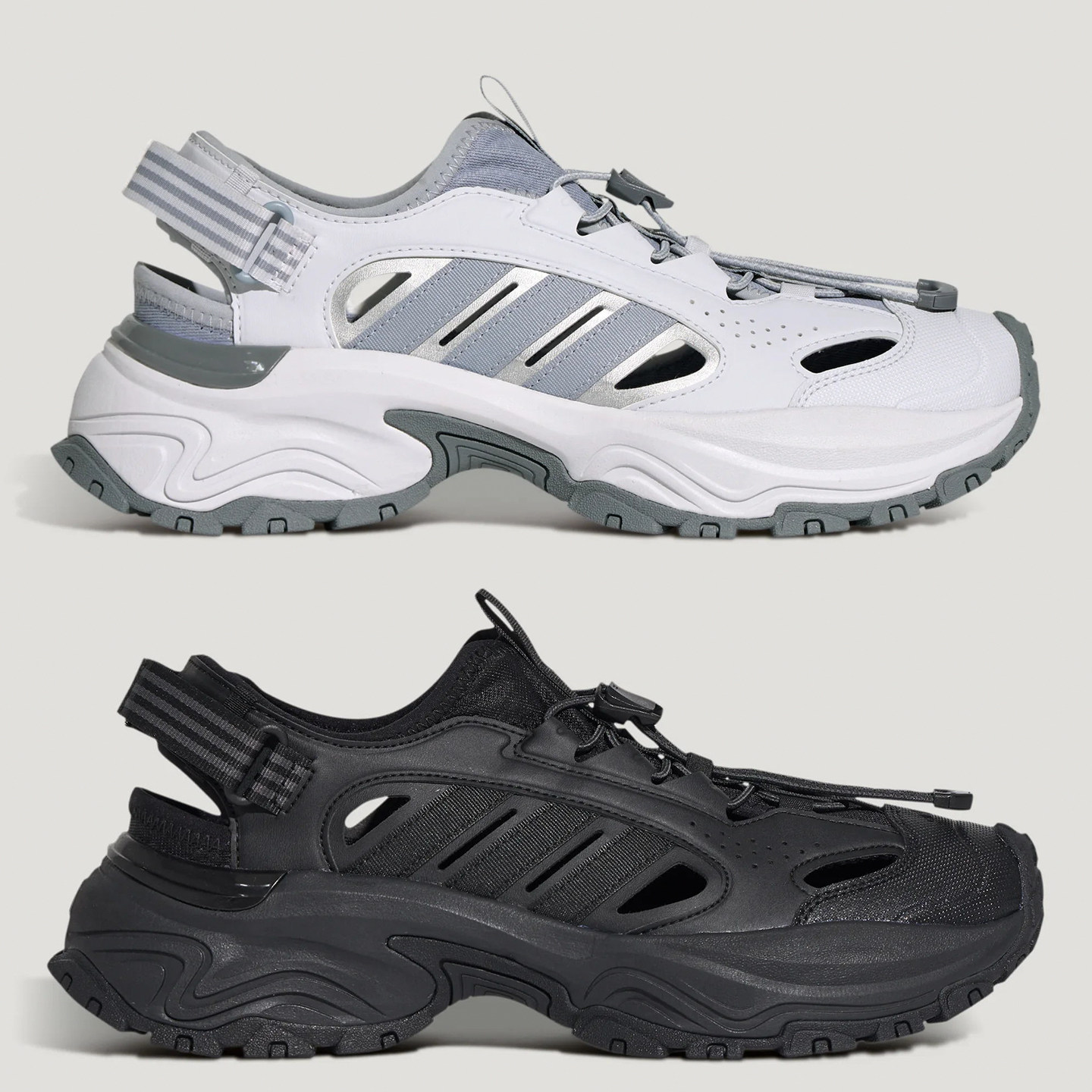 阿迪达斯SNEAKER SANDAL超轻稳定缓震回弹凉鞋KH5990 KH5991