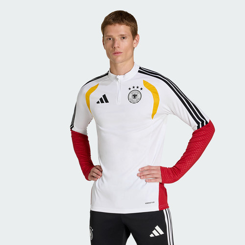 阿迪达斯GERMANY 26 TIRO TOP德国队半拉链长袖足球训练服KB4492
