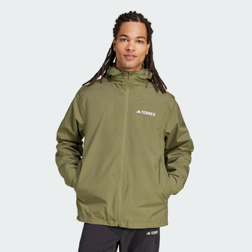 Adidas阿迪达斯MT ESS 3IN1 J户外保暖三合一运动连帽外套 JY4798