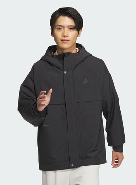 Adidas阿迪达斯TH WARM JKT运动休闲宽松连帽夹克外套 JI8680