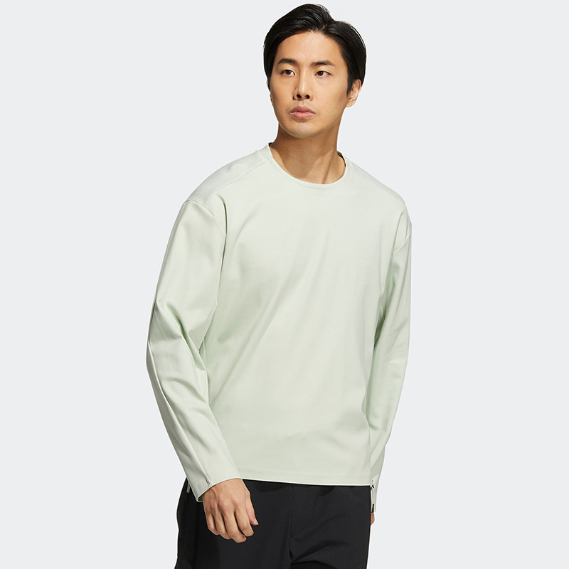 阿迪达斯武极系列男子春秋新款运动休闲卫衣舒适圆领套头衫HM2943