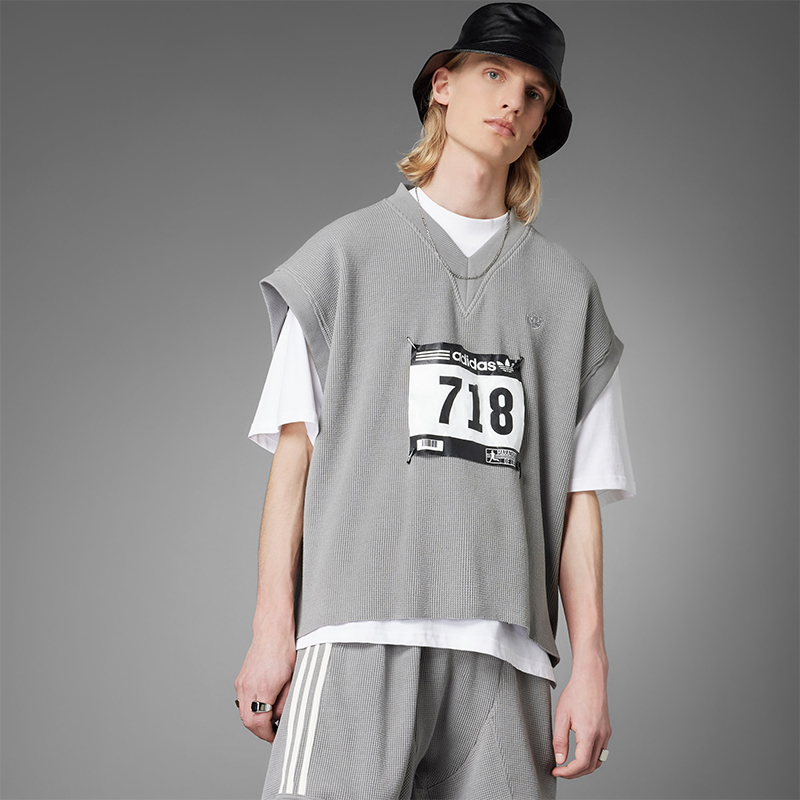 阿迪达斯BLUEVERSION华夫格背心