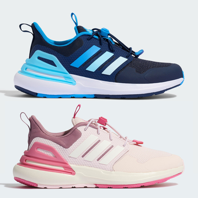 阿迪达斯RAPIDASPORT EL儿童轻便舒适运动休闲鞋KH8918 KH8919