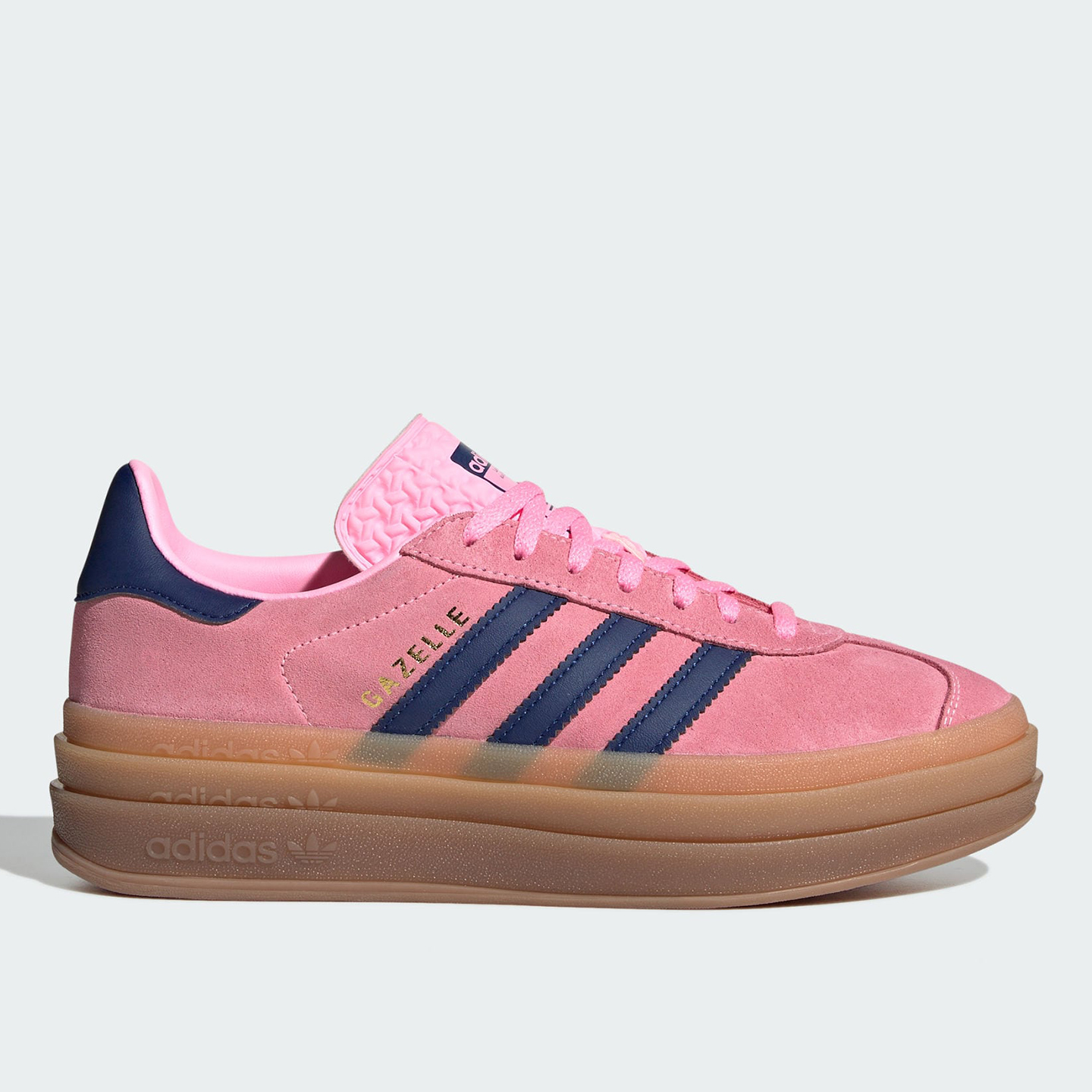 Adidas阿迪达斯GAZELLE BOLD女子经典厚底运动板鞋 H06122